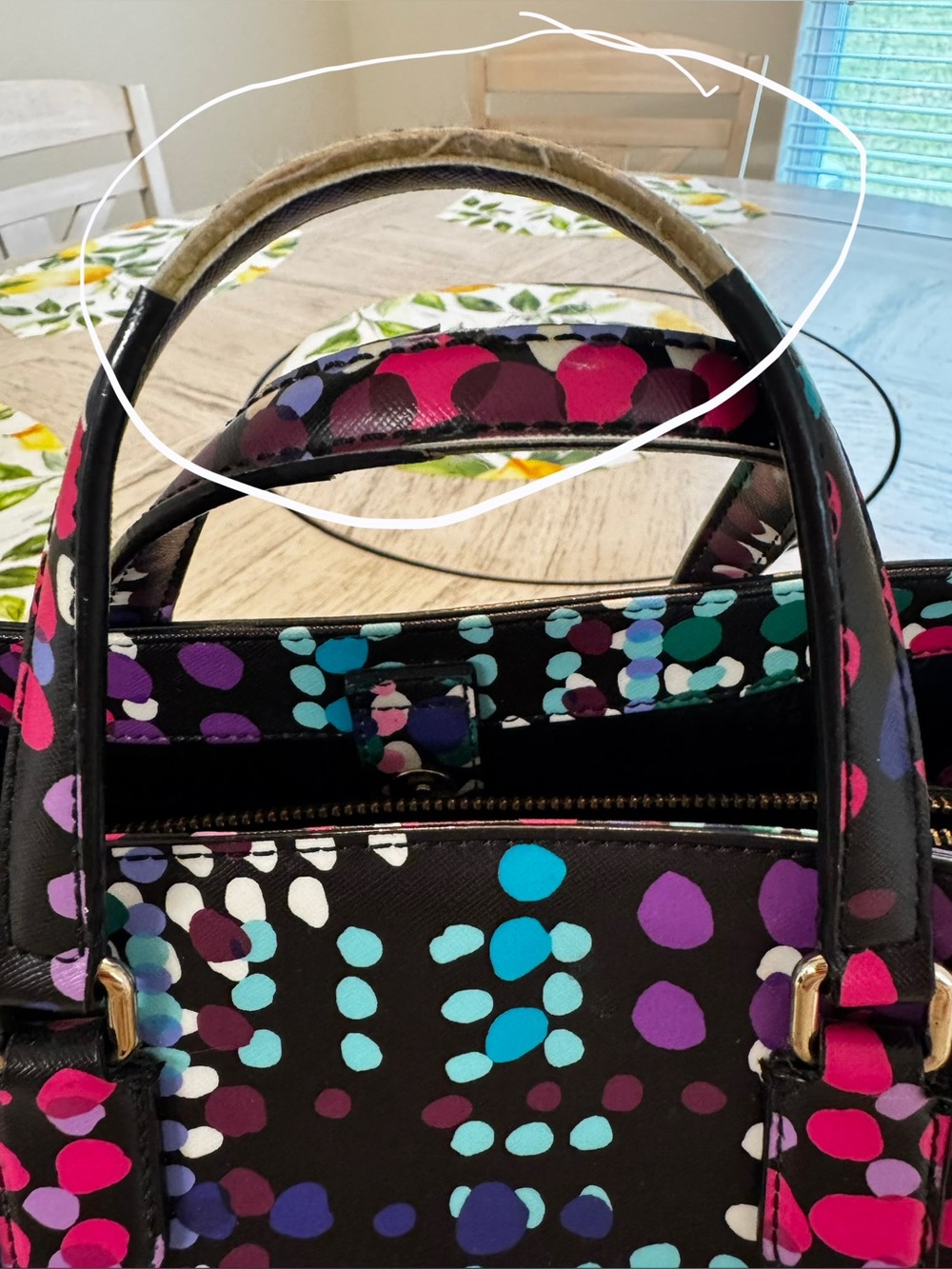 Kate Spade New York Confetti Dot Satchel Crossbody Bag - Picture 15 of 16